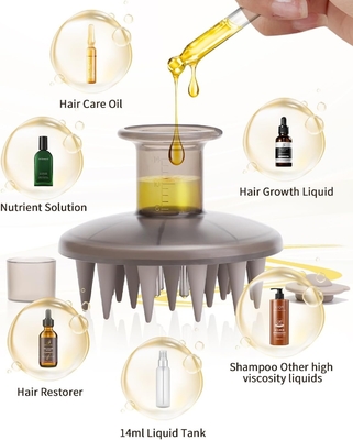 BPA-Free Silicone Scalp Oil Applicator with Massage Bristles