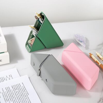 Un buon prezzo. Cancellatori Casella di matita di silicone personalizzata Sì Libero da BPA Sì Eco-friendly Non tossico porta matita con opzione di logo personalizzato in linea